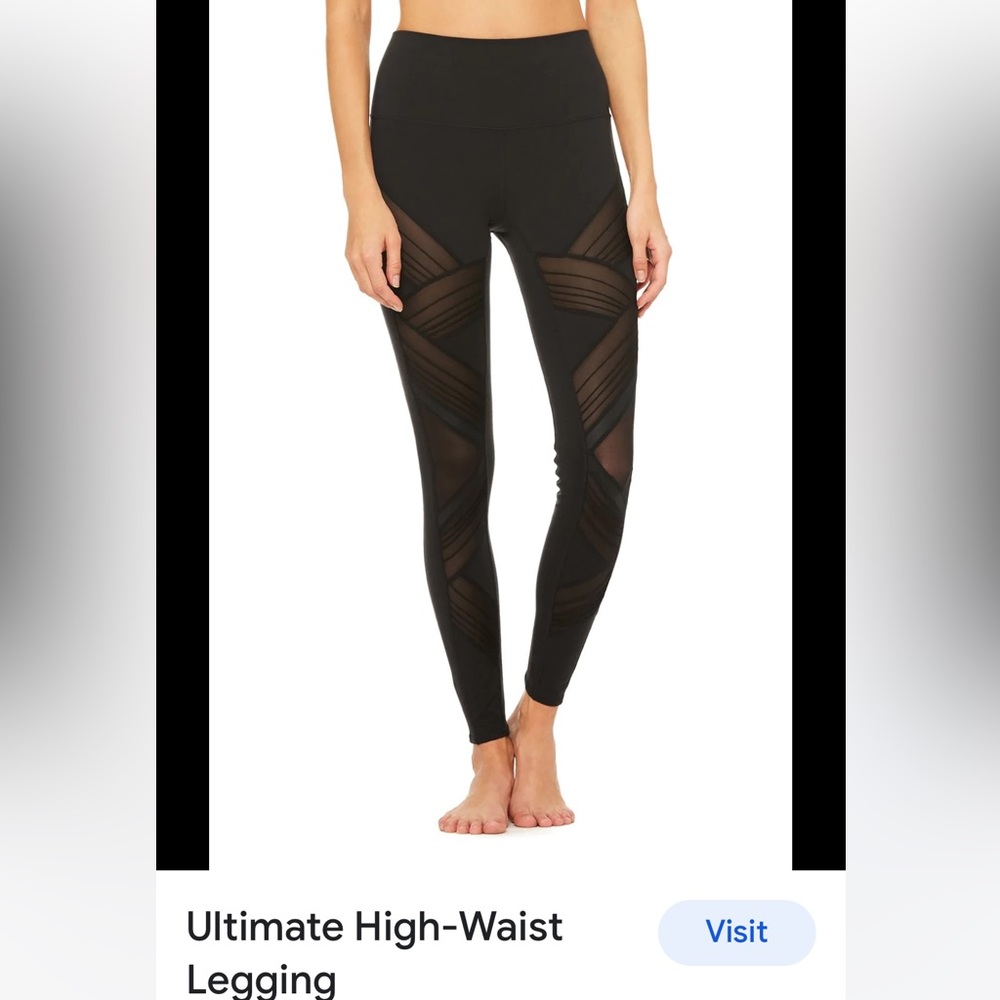 Alo yoga Ultimate high waist leggings, size XS in Antracite, new with tags